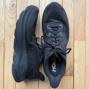 Hoka Clifton 10 Men's Black Athletic Shoes